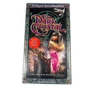 Sealed The Dark Crystal VHS Jim Henson movie watermark 1999 bonus hype sticker
